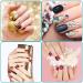 Gradient Style Nail Polish Stickers - 336 Pieces Self-Adhesive Nail Strips with Nail File for DIY Nail Decorations | Gel Nail Strips Art Decals for Home Women Girls - Buy Online on GoSupps.com