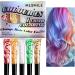 Washable Hair Dye - Temporary Hair Color for Dark Hair 5 Pack | Temporary Hair Dye Hair Coloring Chalk Washable Color Instant Hair Cream for Concert - Buy Online on GoSupps.com