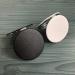 ZCOOOOOOL Round Folding Make-Up Mirror 6.7 cm | Professional Double-Sided Enlarged & Normal | PU Surface Stylish Black | International Shipping Available - Buy Online on GoSupps.com