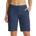 Willit Women's Golf Hiking Shorts 9 - Navy Blue 14 | Quick Dry Summer Athletic Shorts with Pockets - Buy Online on GoSupps.com