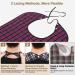 Roylvan Adult Bibs 3 Pcs with Crumb Catcher | Waterproof, Washable Clothing Protector for Eating | Reusable Large Feeding Bibs for Elderly Men and Women - Black, Red, Blue - Buy Online on GoSupps.com