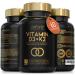 Vitamin D3 K2 Capsules - 4000 IU Vitamin D & 100mcg Vitamin K MK7 - Boosted with Coconut MCTs for Absorption | 60 High Strength Vitamin D and K2 Capsules | 2 Month Supply | UK Made & Vegetarian 60 count (Pack of 1)