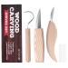 Gaxcoo Whittling Knife Wood Carving Tools Kit for Beginners  Kids  Spoon  Clay  Curved Blade  Fruit  Hook Knife 4 Pcs