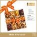 Happy Birthday Gourmet Nuts Gift Basket in Wooden Tray | 12 Assortments, Kosher Snacks for Men, Women | Healthy Care Package with Orange Ribbon - Buy Online on GoSupps.com
