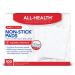 All Health Non-Stick Pads | For Covering & Protecting Wounds  3x4 Inch  100 Count (Pack of 1)