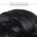 SEGO Hair Extensions - Large 80g Messy Wavy Bun & Updo Hairpiece in 1# Black | International Shipping Available - Buy Online on GoSupps.com