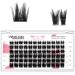 Lash Clusters 72 Pcs Individual Cluster Lashes DIY Lash Extension 10-16mm Eyelash Clusters Volume Wispy Lashes Super Thin Band Reusable Soft & Comfortable(Cheery C-10-16mix) 10-16 mix-C Curl Cheery