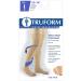 Truform 20-30 mmHg Thigh High Compression Stockings for Men & Women - Open Toe Beige Small (Pack of 2) International Shipping Available - Buy Online on GoSupps.com