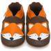 Baby Shoes with Soft Sole - Baby Girl Shoes - Baby Boy Shoes - Leather Toddler Shoes - Baby Walking Shoes 0-6 Months Brown Fox