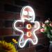 Buy ST16s32-fnu0102-p Gingerbread Man LED Neon Sign - Purple Silicone Perfect Holiday Decor for International Shipping - Buy Online on GoSupps.com