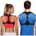 Posture Corrector for Men and Women Upper Back Brace for Clavicle Support, Adjustable Back Straightener Weekly and Providing Pain Relief Cases from Neck, Back & Shoulder Green Box One Size