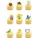 33 Stand Up SPRING Themed Edible Wafer Paper Cake Toppers Decorations - Buy Online on GoSupps.com