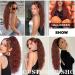 PORSMEER 28 Copper Red Long Beach Wave Ponytail Extension - Auburn Synthetic Hairpiece for Women - Buy Online on GoSupps.com