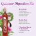 SUPERDIET -QUATUOR DIGESTION BIO-Well-being of the liver -Black Radish Artichoke Milk Thistle Rosemary-Made in France-20 Ampoules of 10 ml - Buy Online on GoSupps.com