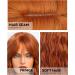 Wokestar Bob Curly Wig with Fringe - 12 inch Red Ginger Short Synthetic Wavy Wig for Women - Buy Online on GoSupps.com