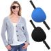 Sibba Adjustable Eye Patches for Kids & Adults - 2 PCS Medical Eye Patch for Amblyopia Cosplay & Pirate Costume - Blue & Black - Buy Online on GoSupps.com