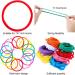 384 Piece Loom Potholder Loops Weaving Craft Kit | 8 Colors, 4 Crochet Hooks | DIY Crafts Supplies | Compatible with 7 Inch Loom - Buy Online on GoSupps.com