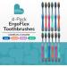 BioSwiss ErgoFlex Toothbrushes - Pack of 12 with Rubber Grips | Travel-Friendly Oral Care & Plaque Removal - Buy Online on GoSupps.com