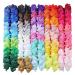 80-Pack Soft Hair Clips for Girls & Toddlers - 3-Inch Loop Clips in 40 Colors - Perfect Gifts & Hair Jewelry - Buy Online on GoSupps.com