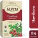 Alvita Organic Hawthorn Herbal Tea - Premium Quality 24 Tea Bags with Astringent Mellow Flavor - Buy Online on GoSupps.com