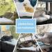 SWEETGO Cat Window Perch Shelf Bed - DIY Kitty Sill Mount, Funny Sleep Cat Seat - Washable Foam, Easy Install - Buy Online on GoSupps.com