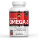 All Stars Omega 3 Fish Oil I Fish Oil Caps with 540mg EPA + 360mg DHA Pro daily ration I monthly pack with 90 capsules I fish oil supplement without sugar aspartam & creatine