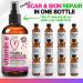 Organic Vitamin E Oil for Scars Stretch Marks Wrinkles & Cellulite - Natural Hydrating Skincare with Castor Rosehip & Jojoba - Face & Body Treatment - Buy Online on GoSupps.com