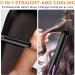 2-in-1 Hair Straightener and Curler - Professional Ceramic Multi-Styler - Dual Voltage - Fast Heating - Purple Black - Buy Online on GoSupps.com