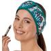Spa Headband for Washing Face - Makeup & Skincare Face Wash Head Band - Face Mask Towel Terry Hair Band for Women - Tropical Tropical Safari