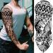 Tribal Totem Temporary Tattoo Sleeve Set for Men and Women - Full Arm and Half Leg Fake Tattoo Sticker Pack - Polynesian and Hawaiian Design - Buy Online on GoSupps.com