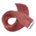 Buy #14 Red Tape-In Hair Extensions | 40cm 100% Remy Real Hair | 60 Tresses - Novon Hair Extensions - Buy Online on GoSupps.com