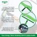 UNGER 79020 MicroStrip Window Washer Sleeve 35cm with ErgoTec T-bar Handle - Microfibre Window Cleaner for Hand Wash or Telescopic Window Cleaning Green 35cm Single - Buy Online on GoSupps.com