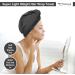 KEEPOZ Zero Twist 100% Cotton Hair Towel Wrap - Rapid Drying Terrycloth Turban for Long & Thick Hair | Anti-Frizz Hair Towel with Button & Elastic Strap - Grey - Buy Online on GoSupps.com