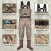 DRYCODE Men's Chest Waders with Boots | Waterproof 2-Ply Nylon/PVC Duck Hunting Waders | Women's Fishing Waders Camo M10/W12 - Buy Online on GoSupps.com