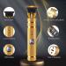 Zero Gapped Cordless Hair Clippers for Men - T-Blade Trimmer and Shaver Grooming Kit in Gold - Buy Online on GoSupps.com