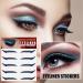 Sticker Eyeliner Glitter - 5 Pairs Glitter Instant -Adhesive Eyeliner Stencil | Sticker Eyeliner Tool Makeup Eyeliner Stickers Winged Eyeliner Stencil for Eye Makeup Tool Pochy Blue (Five Pairs) - Buy Online on GoSupps.com