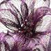Mistofu Fancy Hair Barrettes Clips - Handmade Large Flower Design for Thick Hair | Wedding Hair Accessories in Purple Copper Wire - Buy Online on GoSupps.com