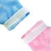 Makhry 2 Pairs Moisturizing Silicone Gel Heel Socks for Dry Cracked Skin - Open Toe Care Socks (Pink & Blue) - Buy Online on GoSupps.com