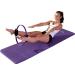 Shop Crazy Bean Fitness Resistance Ring - Double Handle Pilates Yoga Ring with Exercises - Padded Violet - Buy Online on GoSupps.com