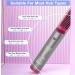 Mixcolor Hair Straightener Brush - Fast Heating, 4 Temp Settings, Anti-Scald - Professional Salon Results at Home - Travel-Friendly - Silver Gray - Buy Online on GoSupps.com