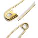 Prym 071390-1 27mm Curved Safety Pins with Coil - Brass Gold | One Size - Buy Online on GoSupps.com