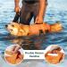Kuoser Adjustable Ripstop Dog Lifeguard Vest for Small & Large Dogs - High Floating Capacity Pet Swimming Suits in XL Orange - Buy Online on GoSupps.com