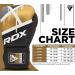 RDX Boxing Gloves for Muay Thai & Kickboxing - Maya Hide Leather Sparring Gloves Sandbag & MMA Training - Available in 8 10 12 16oz for Men & Women - Black & Golden - Buy Online on GoSupps.com