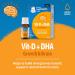 Gerber Supplements for Baby Vitamin D and DHA Drops 0-2 Years Supports Strong Bones Teeth & Normal Brain Function No Colours No Flavours No Sweeteners Gluten-Free Vegetarian - Buy Online on GoSupps.com