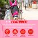 Buy Xe Horse Fly Mask with Ears - Breathable UV Protection for Standard & Racing Horses - Pink COB (M) - Buy Online on GoSupps.com
