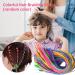 Colorful Hair Strings - Hair Tinsel Extensions Hair Thread Yarn Braiding Wire Ribbon | 96 Colorful Plastiic Braided Hip Hop Headband Braided Rope Braiding Hair Tie for Girls Braids Hair Styl - Buy Online on GoSupps.com