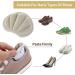 Sibba High Heel Pad Grips & Shoe Cushion Inserts - 3 Pairs for Pain Prevention & Comfort | Black & Beige | Men & Women - Buy Online on GoSupps.com