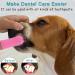 Aujzoo 360 Dog & Cat Toothbrush Set Silicone Finger Dental Care for Pets | Best Teeth Cleaning Solution - Buy Online on GoSupps.com