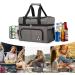 Insulated Cooler Bag - Leakproof Soft Cooler Portable Double Decker Cooler Tote  36-Can Lunch Cooler for Trip  Picnic  Beach  Sports - Buy Online on GoSupps.com