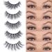 IFLOVEDEKD 20 Pairs 3D Handmade Natural False Eyelashes | 5 Styles Pack for Soft Wispy Lashes | Reusable Mink Strip Lashes for a Natural Look - Buy Online on GoSupps.com